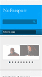 Mobile Screenshot of nopassport.org